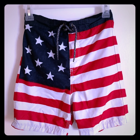 OshKosh B'gosh Swim Boys Patriotic Swim Trunks Poshmark